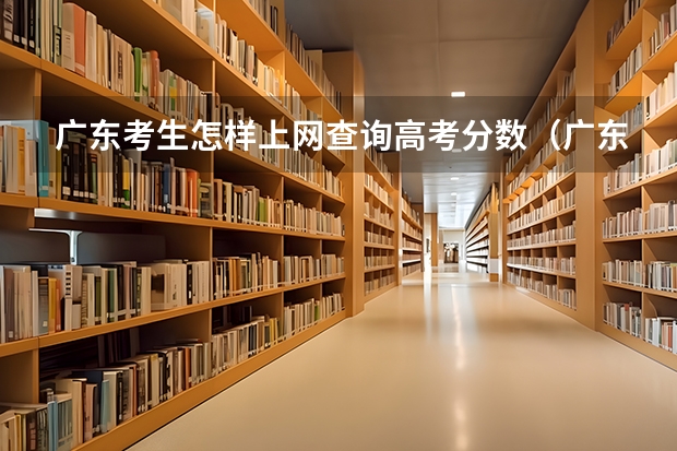 广东考生怎样上网查询高考分数（广东省成人高考分数查询显示调用考试院接口失败）