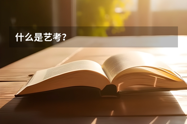 什么是艺考？
