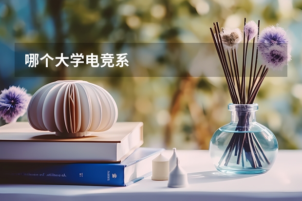哪个大学电竞系