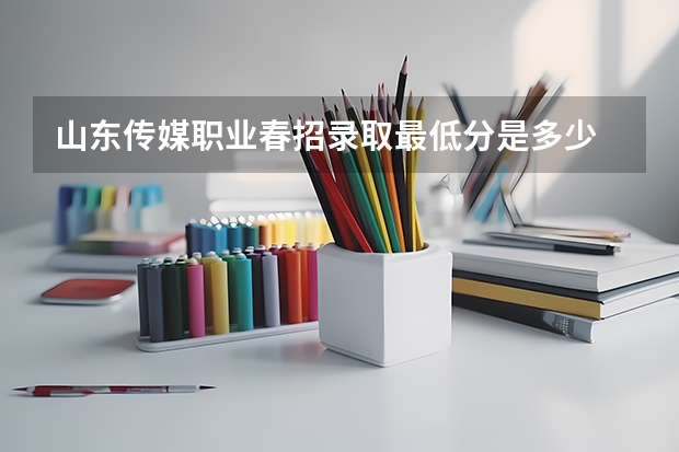 山东传媒职业春招录取最低分是多少