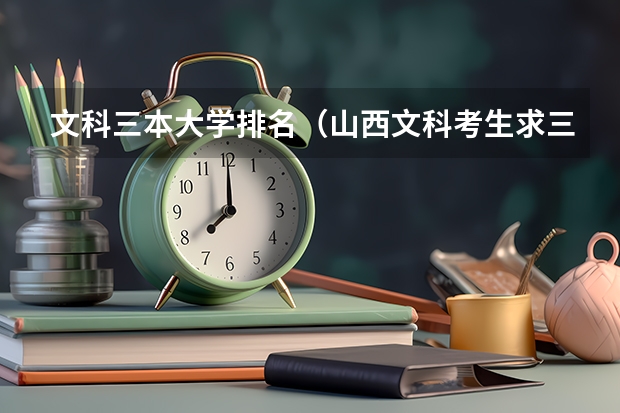 文科三本大学排名（山西文科考生求三本推荐）