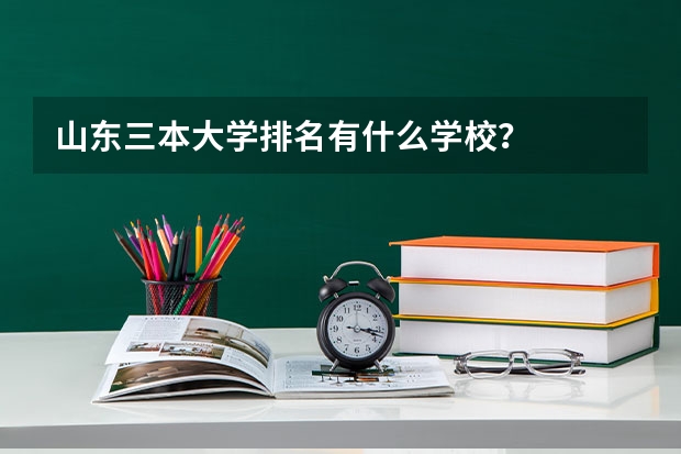 山东三本大学排名有什么学校？