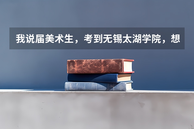 我说届美术生，考到无锡太湖学院，想问下，这学校怎么样，我是产品设计专业！