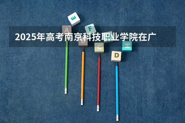 2025年高考南京科技职业学院在广东招生计划
