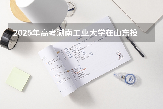 2025年高考湖南工业大学在山东投档分数线详解