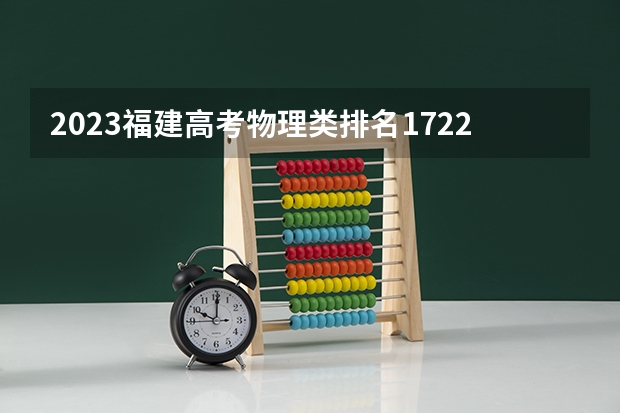 2023福建高考物理类排名17227的考生报什么大学 大学往年录取分数线