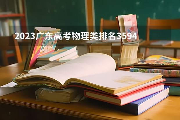 2023广东高考物理类排名359414的考生报什么大学 大学往年录取分数线