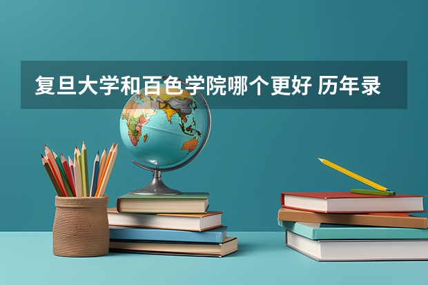 复旦大学和百色学院哪个更好 历年录取分数线对比