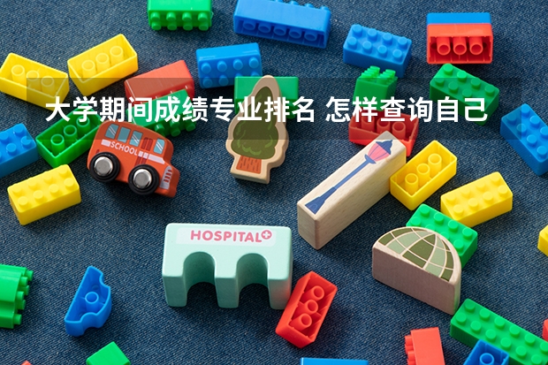 大学期间成绩专业排名 怎样查询自己所在院系的成绩排名？