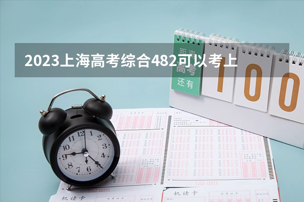 2023上海高考综合482可以考上什么大学