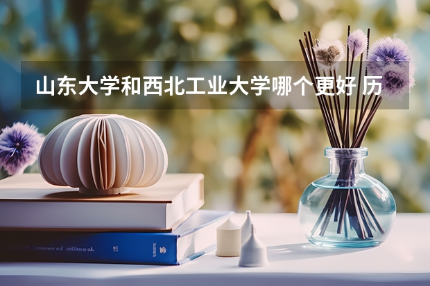 山东大学和西北工业大学哪个更好 历年录取分数线对比